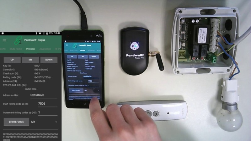 PandwaRF Rogue Pro: Using the Somfy Protocol Feature - PandwaRF