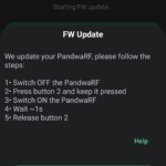 Nordic FW update PandwaRF V4