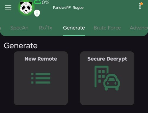 PandwaRF now supports generation of remotes directly from your phone